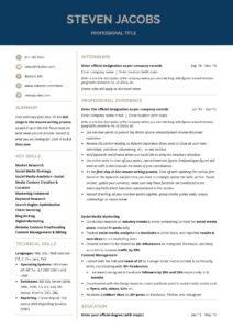 Text Resume